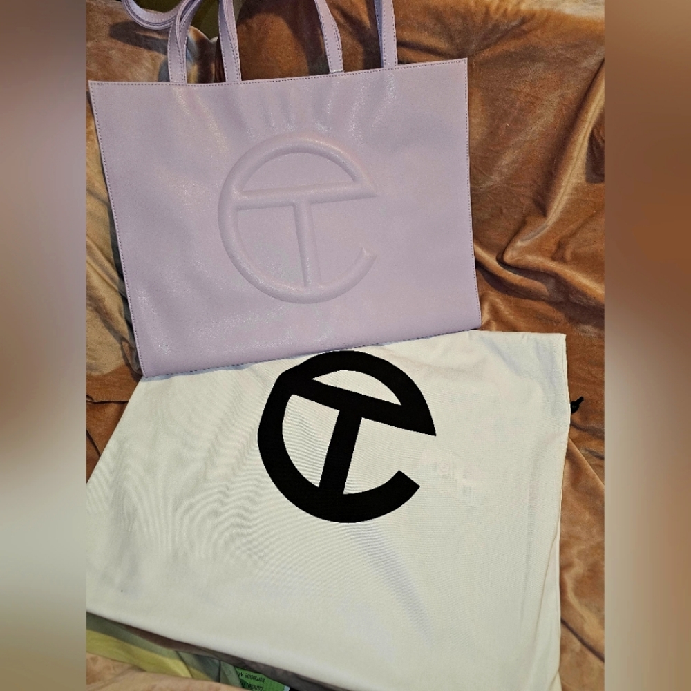 NWT - Authentic Telfar - Large Lavender Shopping Bag